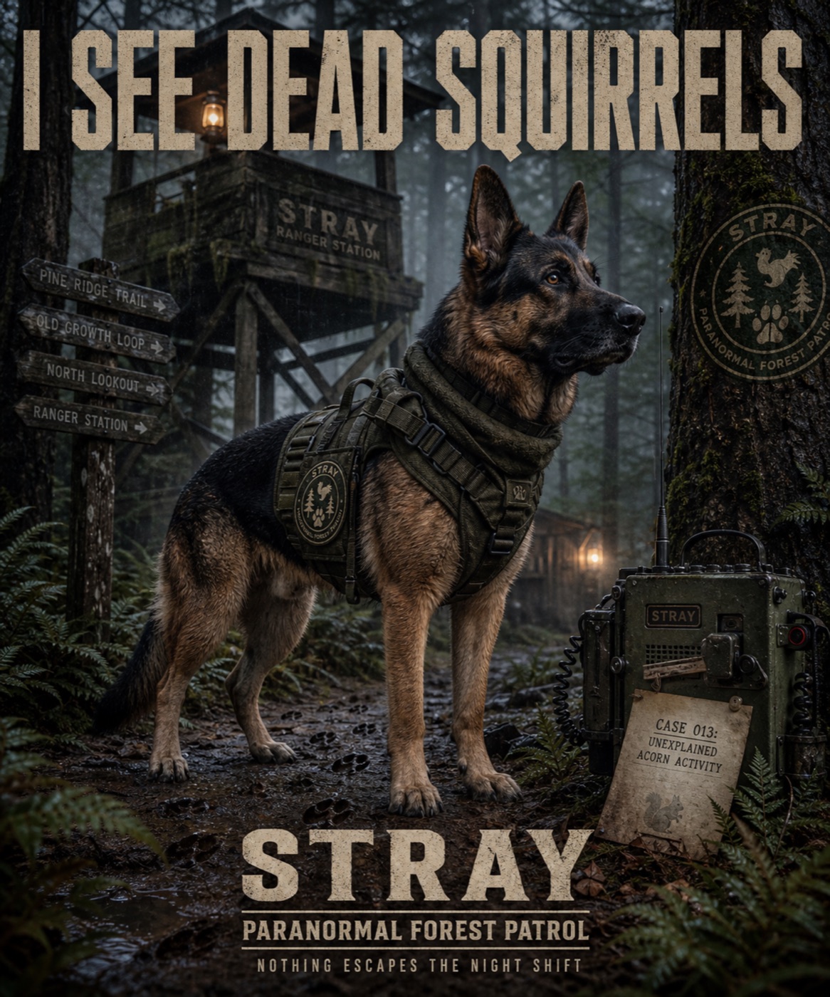 German Shepherd en patrulla paranormal