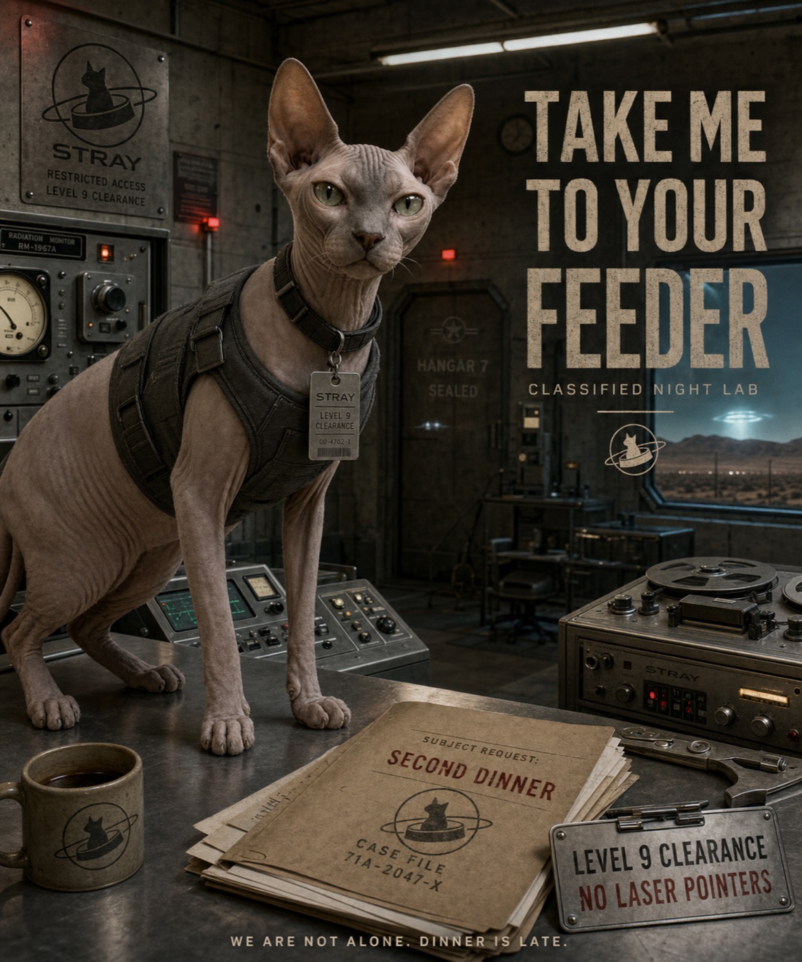 Sphynx en laboratorio extraterrestre